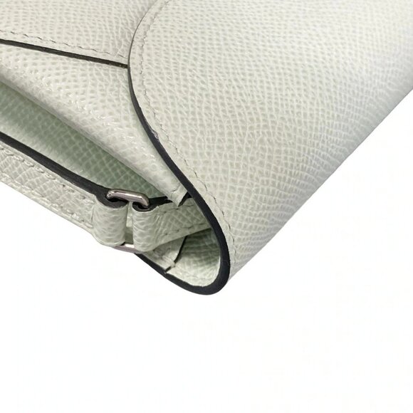 HERMES Chaine d'Ancre Too Go - Vert Fizz Veau Epsom B Other Style Wallet - Picture 4 of 12